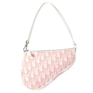Dior Vintage Pink Diorissimo Saddle Pouch